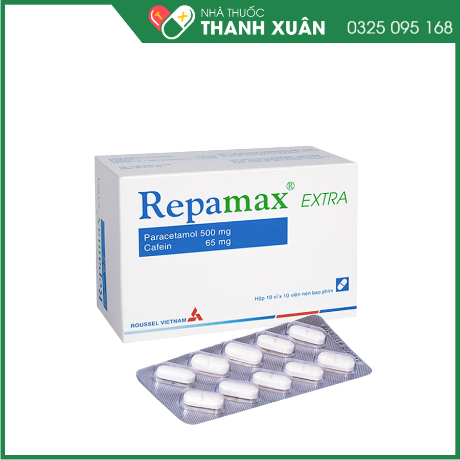 Repamax extra giúp giảm các triệu chứng đau nhức